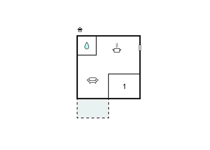 1 Bedroom In Apartman